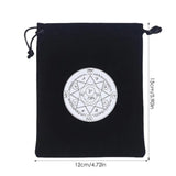 Velvet Tarots Card Storage Bag Oracle Card Witch Divination Accessories Drawstring Pouch Tarot Cards Supplies