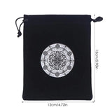 Velvet Tarots Card Storage Bag Oracle Card Witch Divination Accessories Drawstring Pouch Tarot Cards Supplies