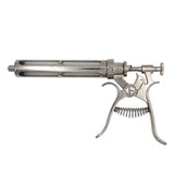 Veterinary Animal Continuos Injection Syringe Revolver 10/20/30/50ml Stainless Steel Vaccination Gun Automatic for Cow Pig  Shee