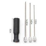 Veterinary Cattle Goat Trocar Needles Stainless Steel Trocars Deflation Needle Cow Sheep Rumen Puncture Exhaust Needles Ruminant