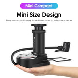 WEST BIKING 140 PSI Home Foot Pump With Gauge Bicycle Tire Basketball Inflatable Pool Inflator Presta Schrader Bike Accessories