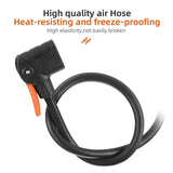 WEST BIKING 160PSI High Pressure Floor Pump Dual Cylinder Tire Inflator Aluminum Alloy Manual Air Pump For E-bike MTB Road Bike