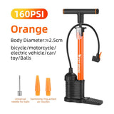 WEST BIKING 160PSI High Pressure Floor Pump Dual Cylinder Tire Inflator Aluminum Alloy Manual Air Pump For E-bike MTB Road Bike