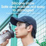WEST BIKING 1L Sport Water Bottles For Men Women Gradient Portable Bottle Outdoor Road Bike Cycling Running Gym Fitness Bottle