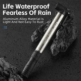 WEST BIKING 2 In 1 Bicycle Pump Mini With Screwdrivers Set Portable Bike Tools Built In Presta and Schrader Nozzle Tire Inflator