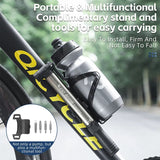 WEST BIKING 2 In 1 Bicycle Pump Mini With Screwdrivers Set Portable Bike Tools Built In Presta and Schrader Nozzle Tire Inflator