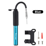 WEST BIKING 3 Color Bicycle Air Pump Portable Tire Inflator Schrader Presta Extension Hose Manual Air Compressor MTB Road Bike