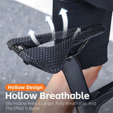 WEST BIKING 3D Printed Saddle Ultralight Comfortable Cycling Saddle Zoned Shock Absorption Seat Cushion Triathlon Racing Saddle