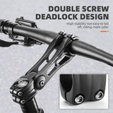 WEST BIKING Adjustable Bicycle Handlebar 31.8MM Stem Extender 80 Degree Angle Riser MTB Front Fork CNC Variable Stem Extension
