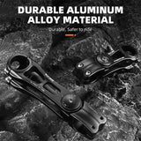WEST BIKING Adjustable Bicycle Handlebar 31.8MM Stem Extender 80 Degree Angle Riser MTB Front Fork CNC Variable Stem Extension
