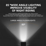 WEST BIKING Anti-Glare Bicycle Headlight USB Rechargable Flashlight IPX6 Waterproof LED MTB Front Light Road Bike Accessories