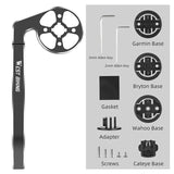 WEST BIKING Bicycle Computer Light Dual Mount Garmin XOSS Bryton Gopro Adapter Aluminum Alloy Handlebar Speedometer GPS Stand