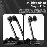 WEST BIKING Bicycle Foldable Parking Racks Indoor MTB Road Bike Floor Wheel Stand Storage Stable Stand Racks Bike Accessories