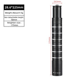 WEST BIKING Bicycle Fork Stem Extension 70-225mm Handlebar Rise Up Aluminum Alloy Height Spacer Stem Extender MTB BMX Parts