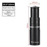 WEST BIKING Bicycle Fork Stem Extension 70-225mm Handlebar Rise Up Aluminum Alloy Height Spacer Stem Extender MTB BMX Parts