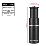 WEST BIKING Bicycle Fork Stem Extension 70-225mm Handlebar Rise Up Aluminum Alloy Height Spacer Stem Extender MTB BMX Parts