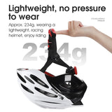 WEST BIKING Bicycle Lightweight Helmet Road Bike Racing Helmet Integrated Triathlon Skateboard BMX Cycling Safety Equipment