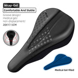 WEST BIKING Bicycle Rainbow Saddle Cover Comfortable Waterproof MTB Cushion Gel Wear-resistant Pad Road Bike Non-Slip Seat Cover
