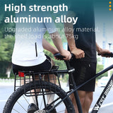 WEST BIKING Bicycle Rear Luggage Rack Cargo Carrier Basket Quick Release Adjustable Trunk Rack With Reflector & Luggage Straps