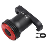 WEST BIKING Bicycle Smart Brake Rear Light Alumimum Alloy IPX6 Taillights Rechargable Auto Start Bike Tail Safety Flash Light