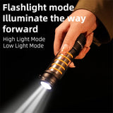 WEST BIKING Camping Lamp Rechargeable Multifunctional Tent Hanger Lantern Outdoor Table Lamp LED Flashlight Camping Supplies