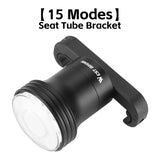WEST BIKING Colorful Smart Brake Taillights Aluminum Alloy Bicycle Rear Light IPX5 Waterproof Auto Sleep Bike Flash Tail Light