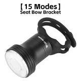 WEST BIKING Colorful Smart Brake Taillights Aluminum Alloy Bicycle Rear Light IPX5 Waterproof Auto Sleep Bike Flash Tail Light