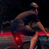 WEST BIKING Colorful Smart Brake Taillights Aluminum Alloy Bicycle Rear Light IPX5 Waterproof Auto Sleep Bike Flash Tail Light