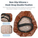 WEST BIKING Comfortable E-Bike Saddle Gel 3D Cushion Cover Electric Bicycle Seat Waterproof Non-Slip Massage Relief Cushion