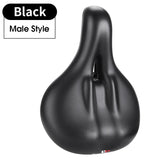 WEST BIKING Comfortable Painless Saddle MTB Urban Commuter Bike Ergonomic Men Prostatic Saddle Women Brown Shock Absorb Saddle