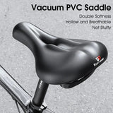 WEST BIKING Comfortable Painless Saddle MTB Urban Commuter Bike Ergonomic Men Prostatic Saddle Women Brown Shock Absorb Saddle