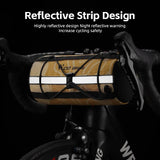 WEST BIKING Cycling Bag Versatile Handlebar Bag With Drawstring Straps Front Tube Bag MTB Road Bike Long Distance Riding Bags