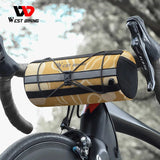 WEST BIKING Cycling Bag Versatile Handlebar Bag With Drawstring Straps Front Tube Bag MTB Road Bike Long Distance Riding Bags