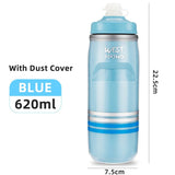 WEST BIKING Cycling Cold Water Insulated Bottle MTB Road Bike Thermal Bottle Racing Soft Squeeze Bottle Portable Gym Kettle