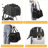 WEST BIKING Cycling Travel Trunk Bags For Pets Foldable Multifunctional Cat Dog Carrier Handbag Shoulder Bag MTB Bike Rear Bag