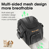 WEST BIKING Cycling Travel Trunk Bags For Pets Foldable Multifunctional Cat Dog Carrier Handbag Shoulder Bag MTB Bike Rear Bag