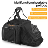 WEST BIKING Cycling Travel Trunk Bags For Pets Foldable Multifunctional Cat Dog Carrier Handbag Shoulder Bag MTB Bike Rear Bag