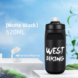 WEST BIKING Cycling Water Bottle 620-750ML Portable Sports Soft Flask MTB Road Bike Bottle Running Gym Fitness Bottle 6 Colors
