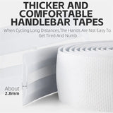 WEST BIKING Dirt-Resistant Handlebar Tape Lightweight Breathable Anti-Slip Road Bike Grip Tape Bike Aero Bar Winding End Plugs