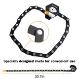 WEST BIKING Foldable Bike Lock With 3 Keys MTB Road Bicycle Lock With Mount Bracket Strong Security Anti-theft Cycling Bike Lock