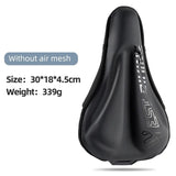 WEST BIKING Gel Comfortable Bicycle Saddle Cover Breathable Non-Slip Memory Foam MTB Road Bike Seat Cover Waterproof Cushion