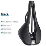 WEST BIKING Lightweight Road Bike Seat Short Nose Racing Bike Saddle Bicycle Hollow Painless Saddle Bike Accessories