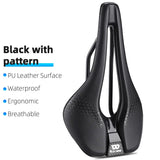 WEST BIKING Lightweight Road Bike Seat Short Nose Racing Bike Saddle Bicycle Hollow Painless Saddle Bike Accessories
