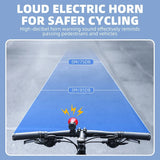 WEST BIKING Loud Bike Electric Horn USB Charging Mini Bicycle Bell For Road Bike MTB Cycling Bell 90db Safety Bike Accessories
