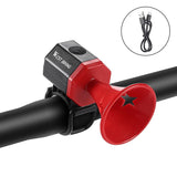 WEST BIKING Loud Bike Electric Horn USB Charging Mini Bicycle Bell For Road Bike MTB Cycling Bell 90db Safety Bike Accessories