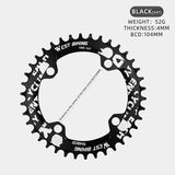 WEST BIKING MTB 104 BCD Narrow Wide Crankset 32T 34T 36T 38T Chain Adaptive Chainrings Moutain Bike XC Chainwheel Bicycle Parts