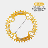 WEST BIKING MTB 104 BCD Narrow Wide Crankset 32T 34T 36T 38T Chain Adaptive Chainrings Moutain Bike XC Chainwheel Bicycle Parts