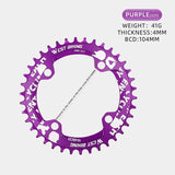 WEST BIKING MTB 104 BCD Narrow Wide Crankset 32T 34T 36T 38T Chain Adaptive Chainrings Moutain Bike XC Chainwheel Bicycle Parts