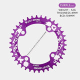 WEST BIKING MTB 104 BCD Narrow Wide Crankset 32T 34T 36T 38T Chain Adaptive Chainrings Moutain Bike XC Chainwheel Bicycle Parts