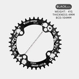 WEST BIKING MTB 104 BCD Narrow Wide Crankset 32T 34T 36T 38T Chain Adaptive Chainrings Moutain Bike XC Chainwheel Bicycle Parts